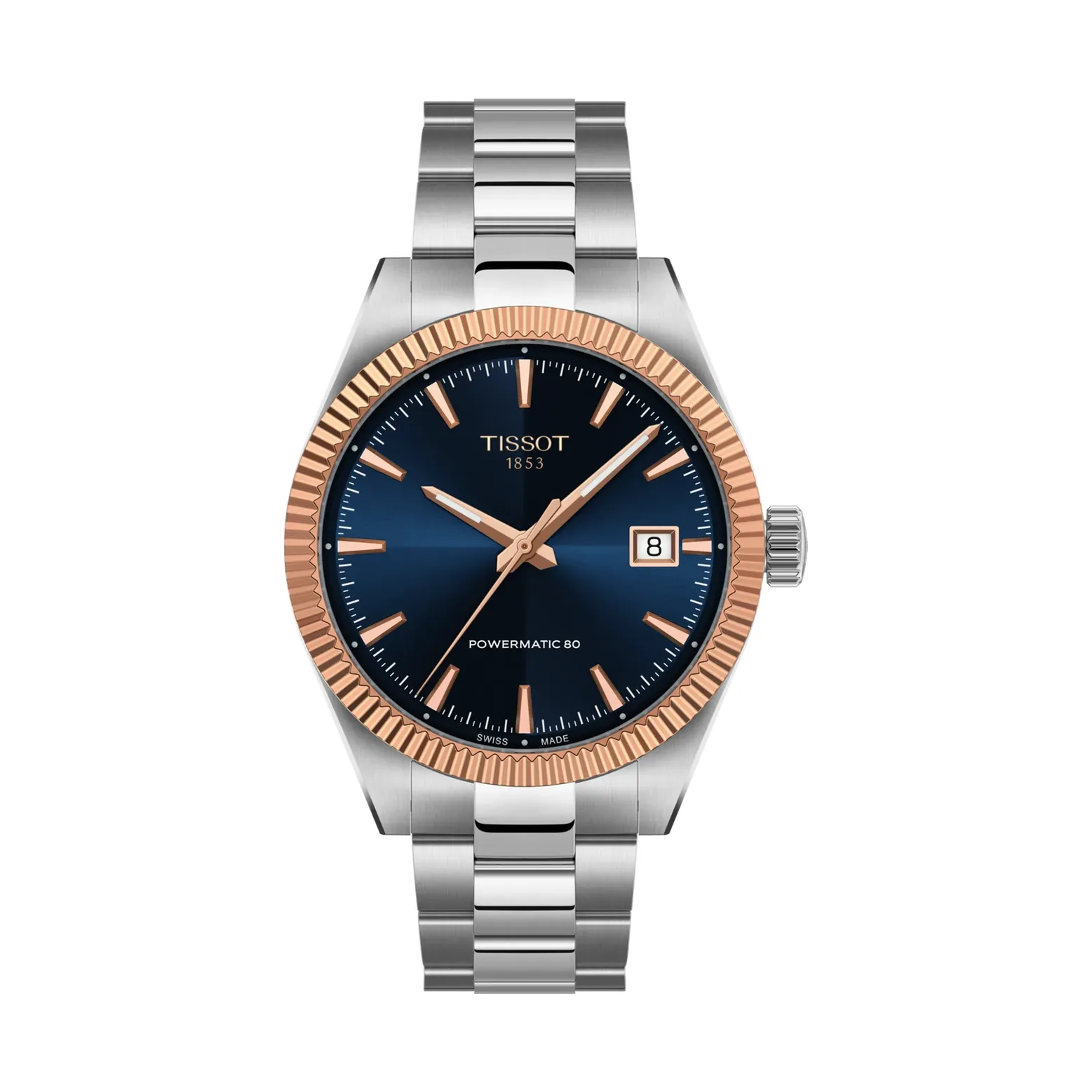 Tissot Gentleman Automatik 38 mm Blau Herrenuhr T934.807.41.041.00