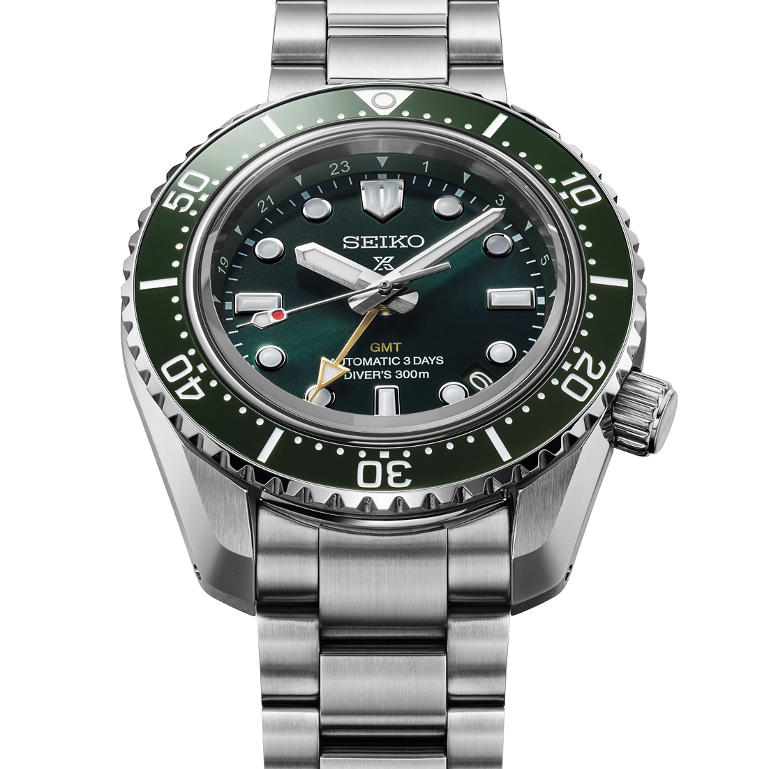 Seiko Prospex SEA 42mm, Divers 300m, Edelstahl, Grün Herrenuhr HBC001J1