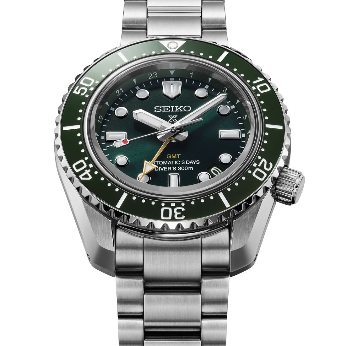 Seiko Prospex SEA 42mm, Divers 300m, Edelstahl, Grün Herrenuhr HBC001J1
