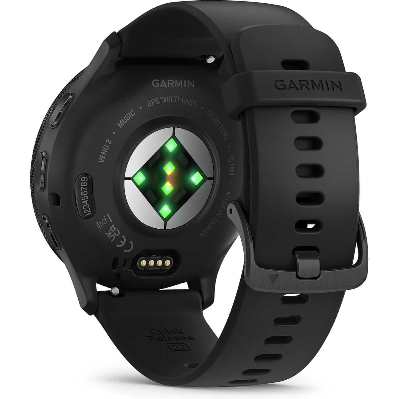 Garmin Venu 3 Schwarz/Schiefergrau mit Silikonarmband Herrenuhr 010-02784-01