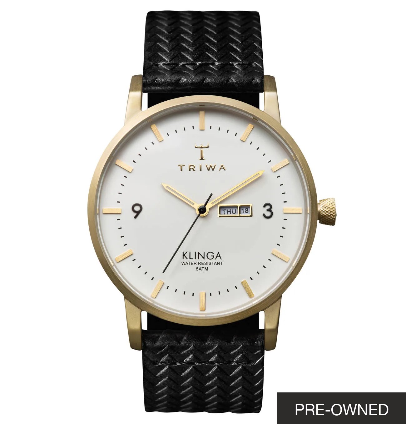 Pre-Owned · Triwa Unisexuhr Ivory Klinga Black Giza Classic Armbanduhr TRKLST103GC010113
