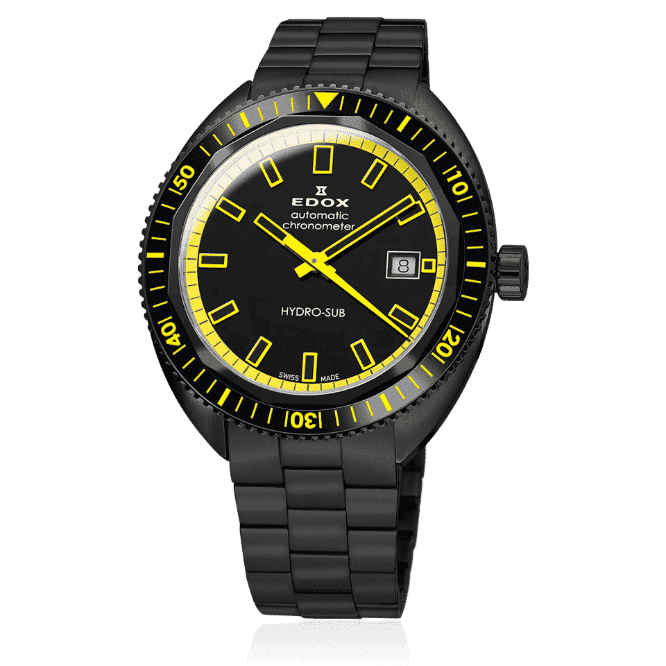 Edox Hydro-Sub Date Automatic Chronometer Herrenuhr 80128 37NJM NIJ
