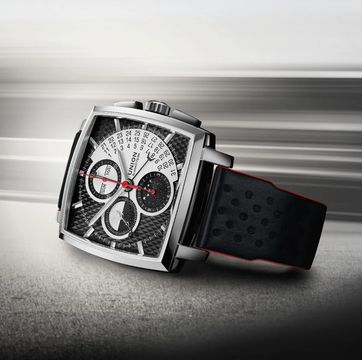 Union Glashütte Averin Chronograph mit Mondphase Herrenuhr D015.525.16.051.00