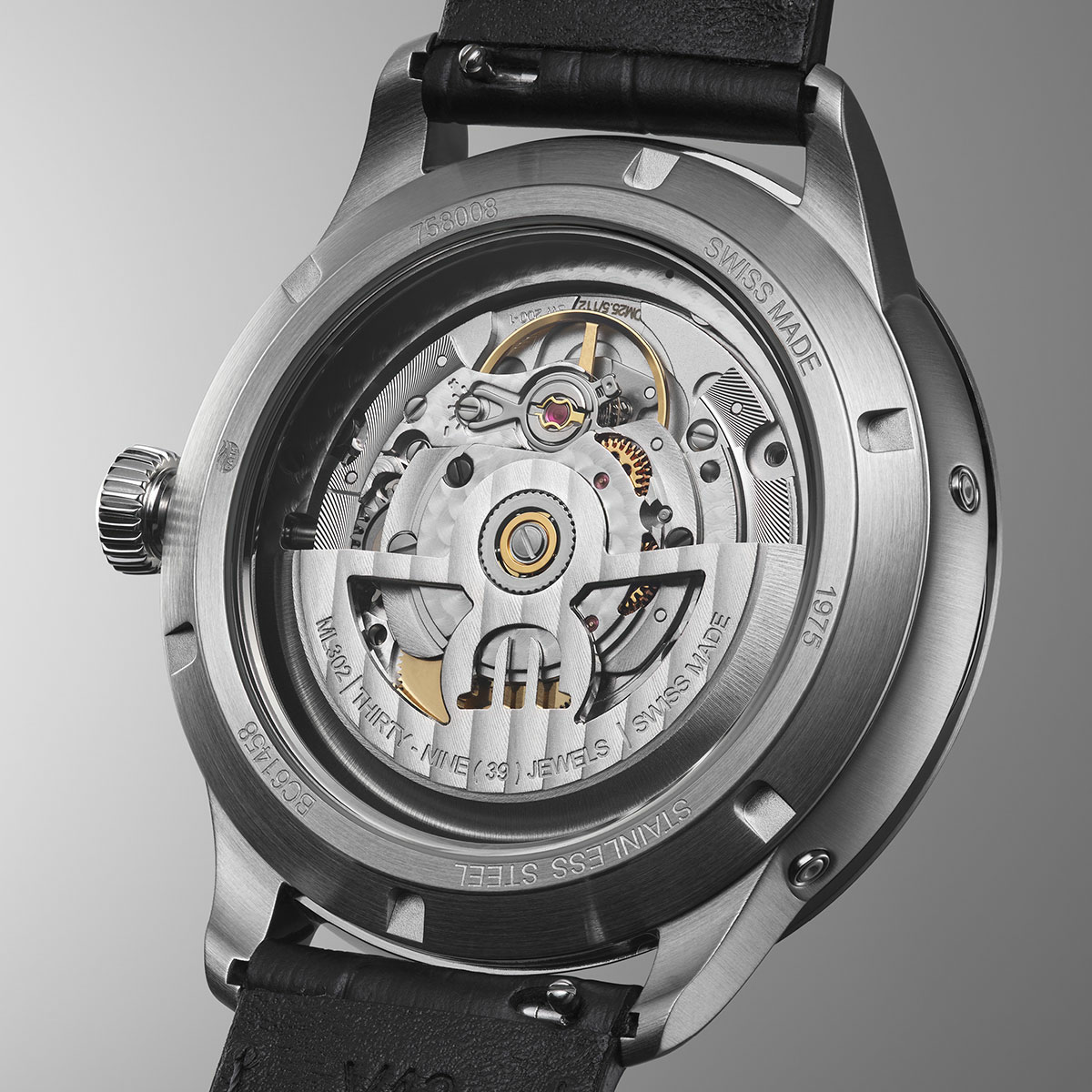 Maurice Lacroix 1975 Master Grand Date Retrograde, Automatikuhr, Lederarmband Herrenuhr 758008-SS001-090-2