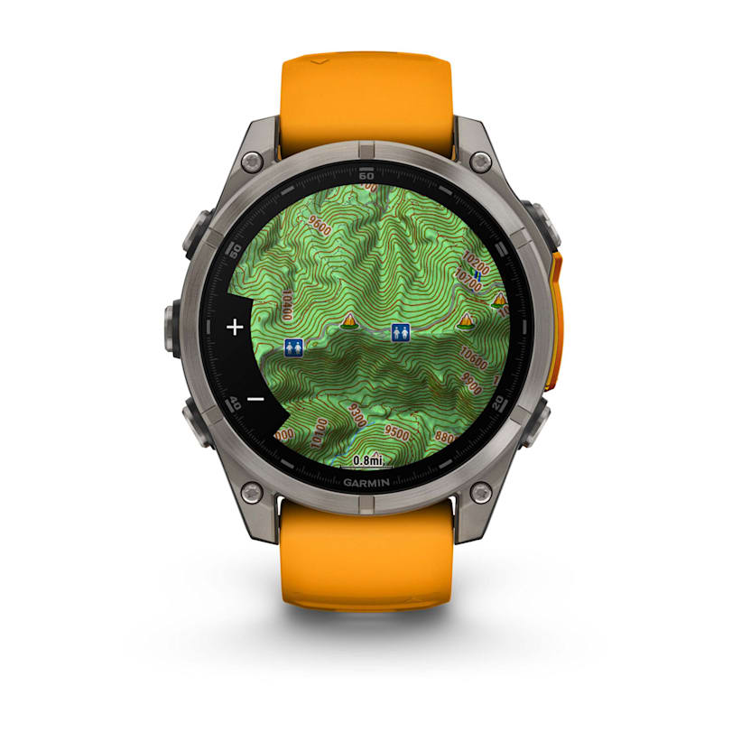 Garmin fēnix® 8 - 47 mm AMOLED Sapphire Graphit/Titanium Titan 010-02904-11