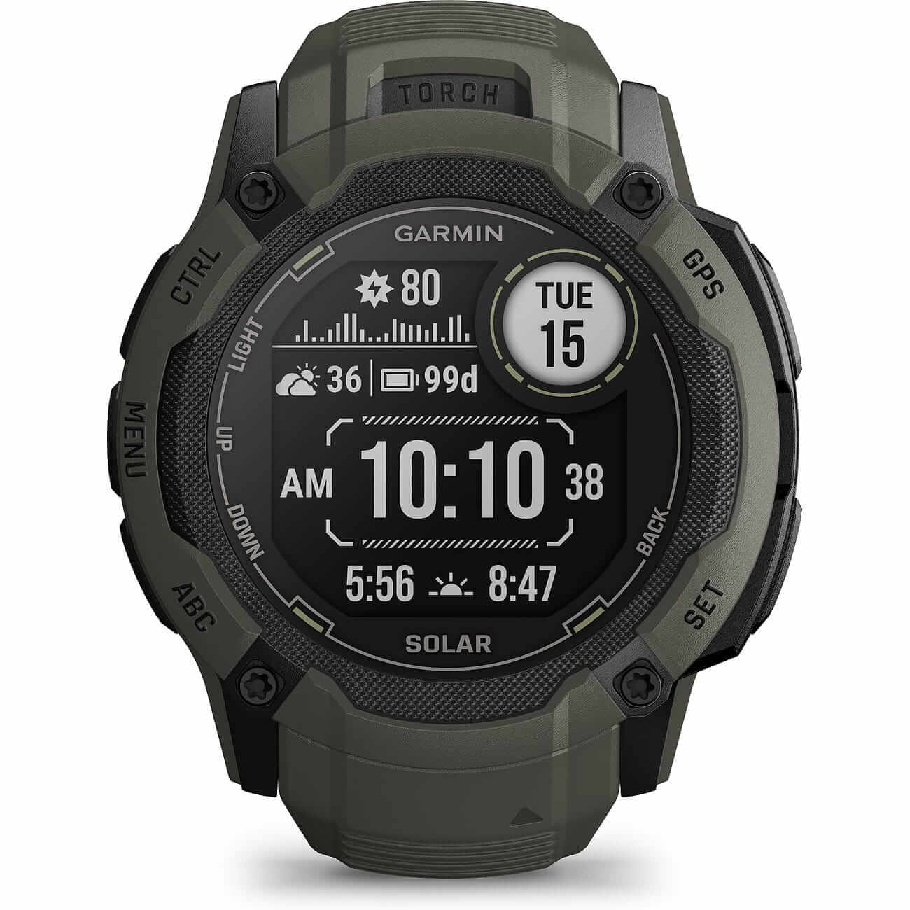 Garmin Instinct 2X Solar Moosgruen Herrenuhr 010-02805-05