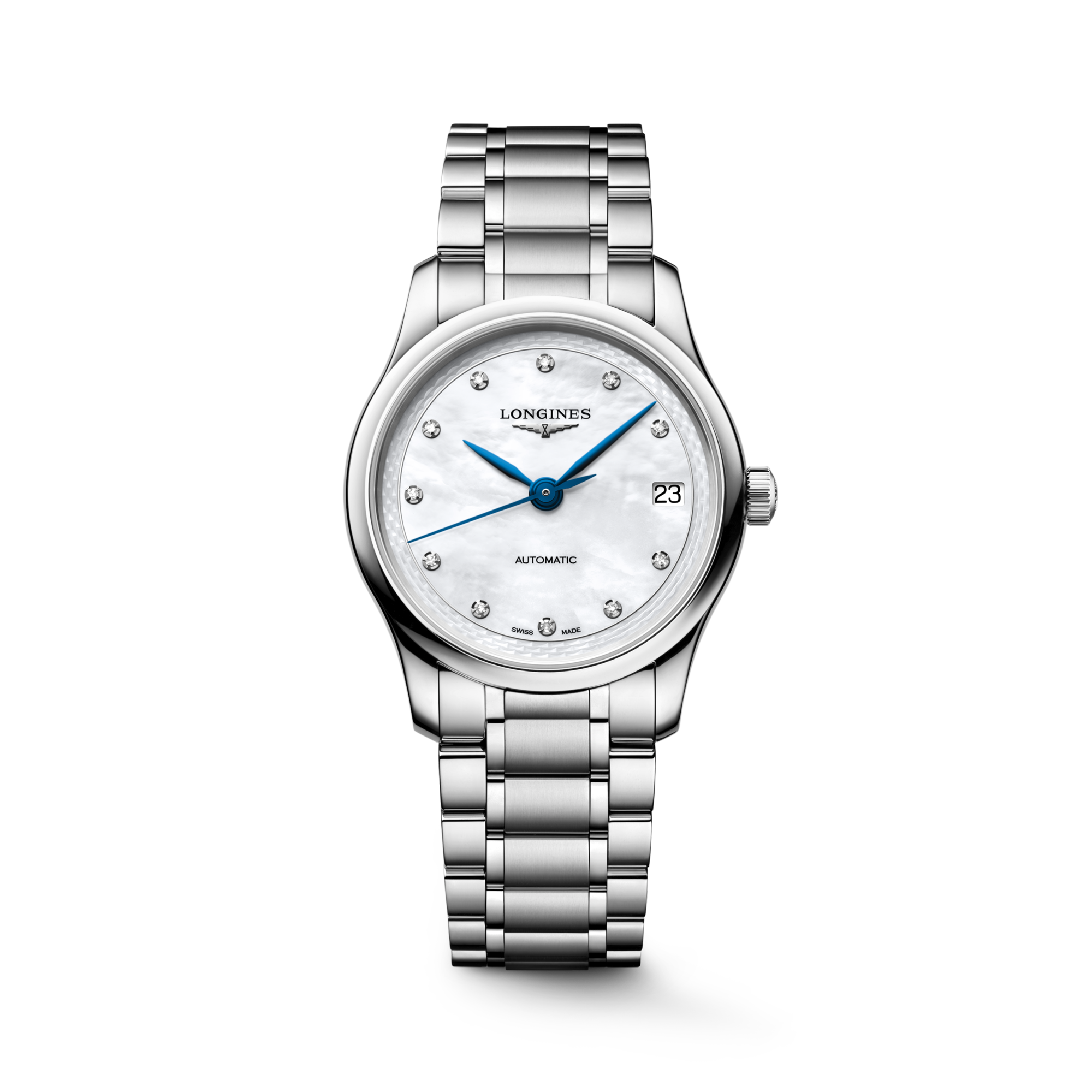 Longines Master Collection Damenuhr Perlmutt 34mm L2.450.4.87.6