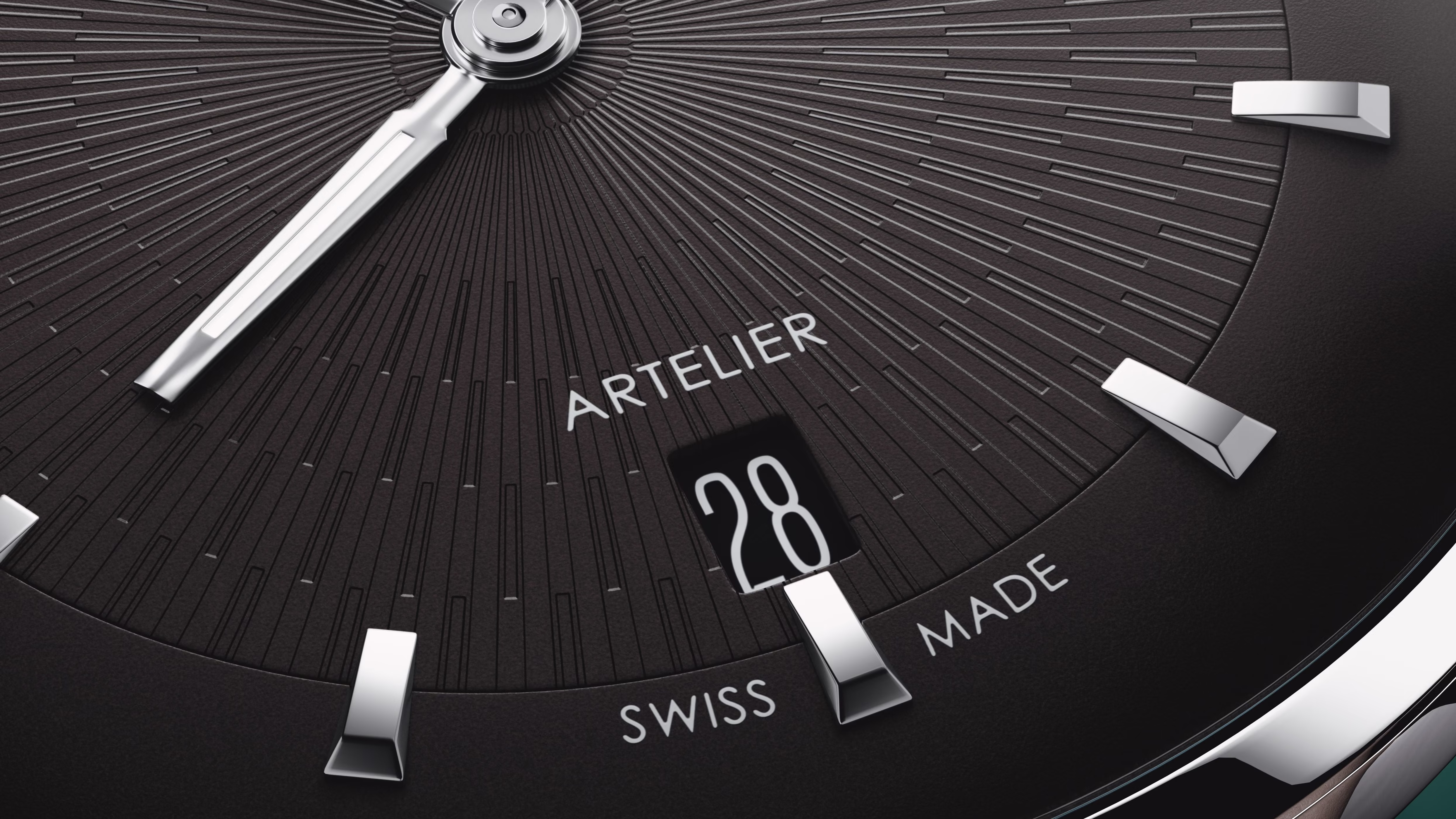 Oris Artelier Date 38mm Automatik Lederband Schwarz Herrenuhr 01 733 7810 4054-07 6 20 18FC