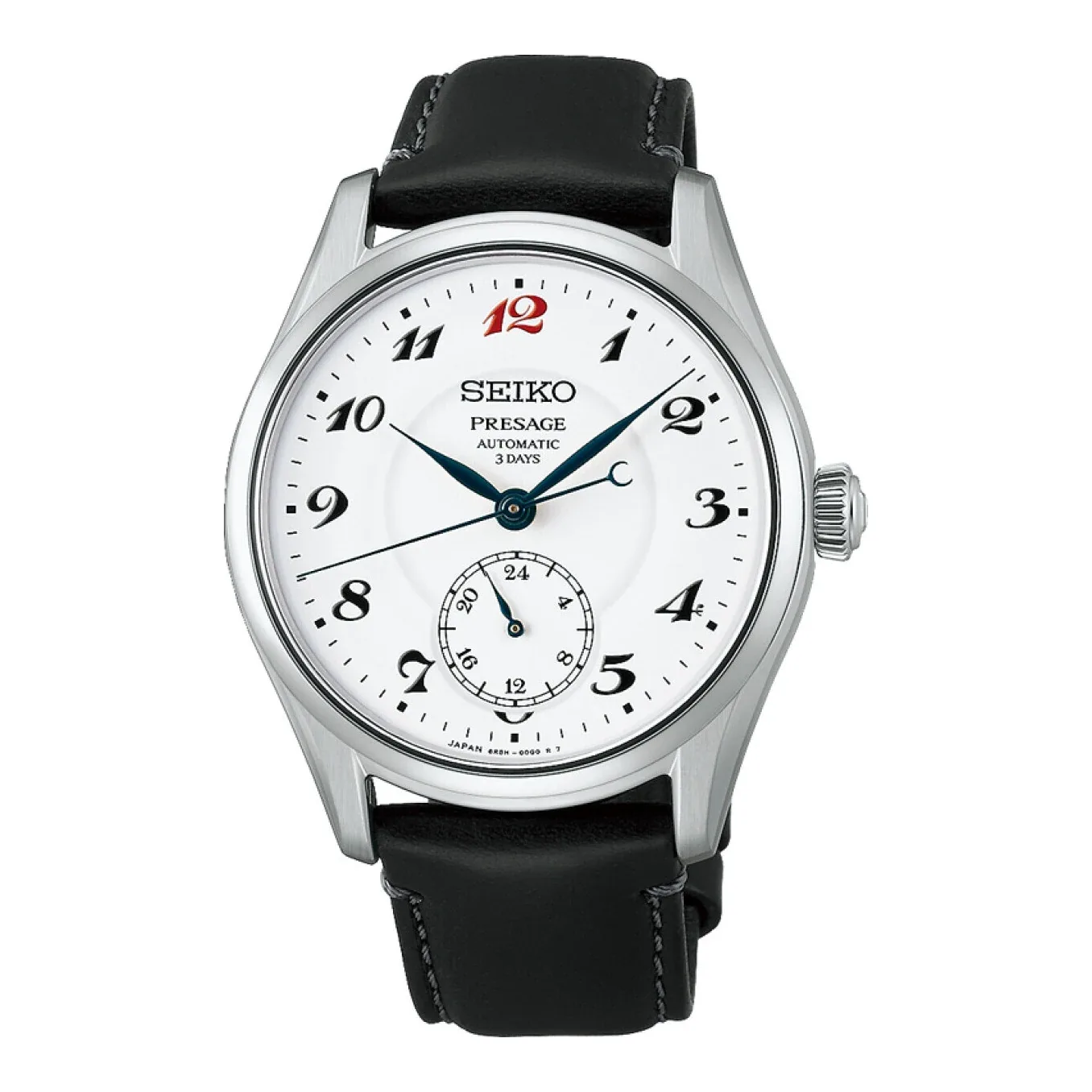 Seiko Presage Classic Series Automatik 40 mm Lederband Weiß Herrenuhr HCC005J1