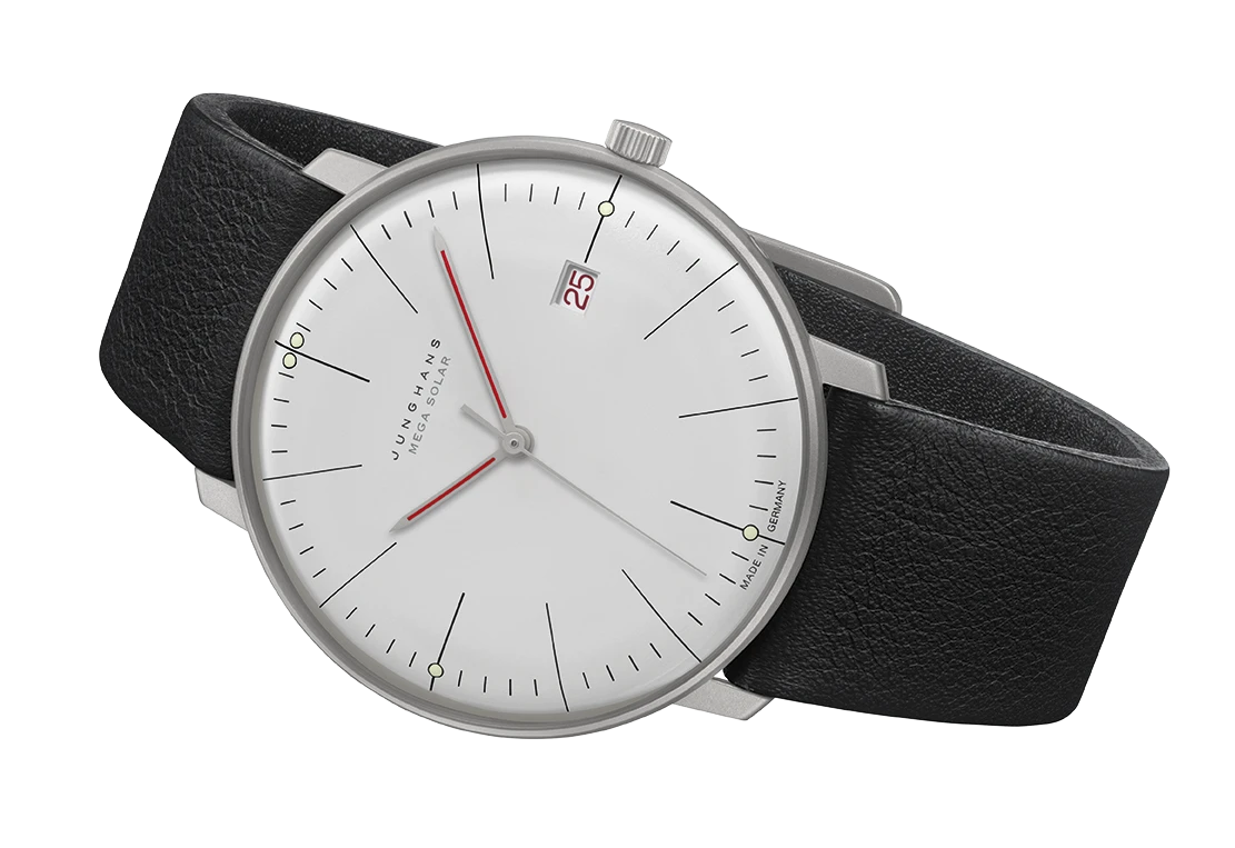 Junghans Max Bill Mega Solar Bauhaus Herrenuhr 059/2326.02