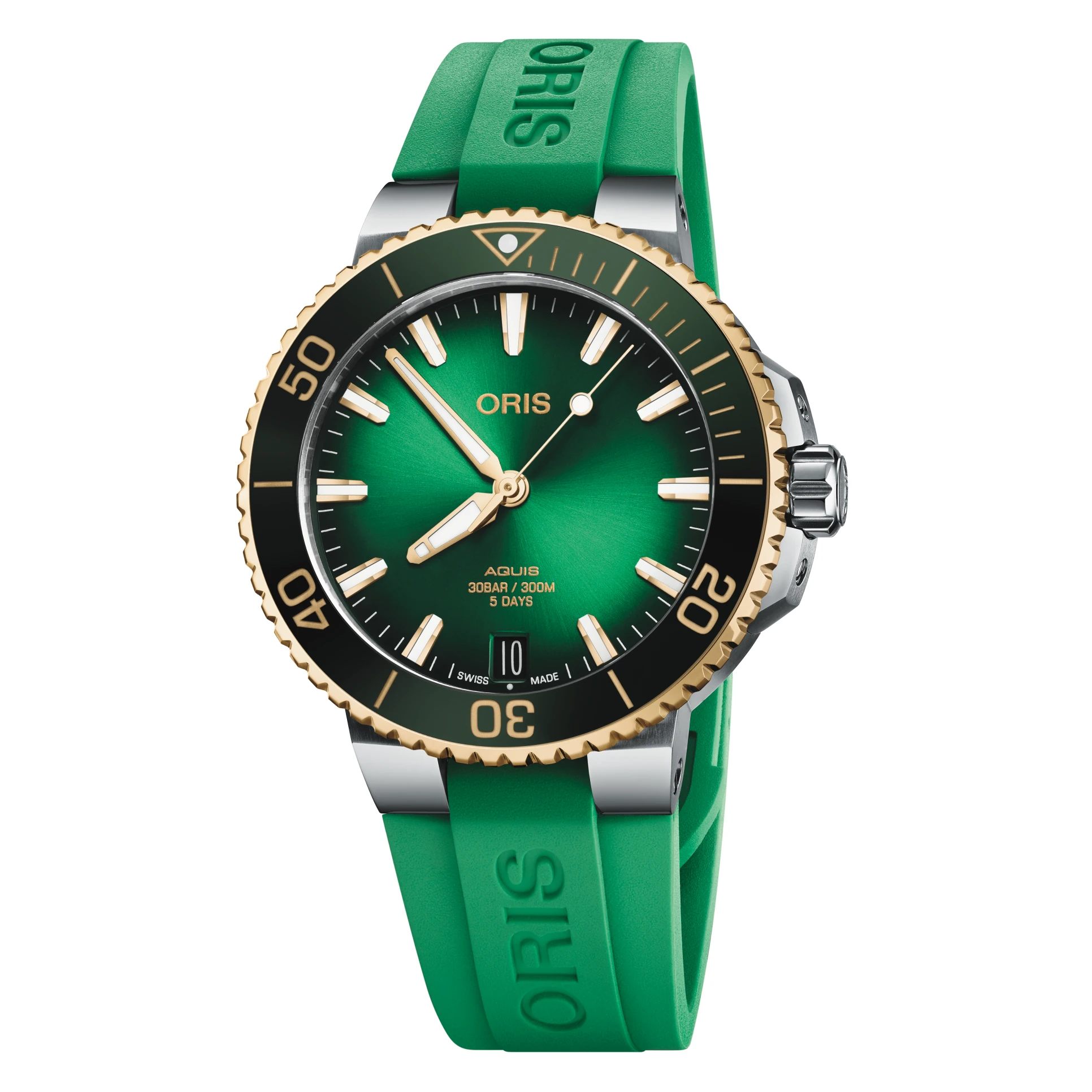 Oris Aquis Date Calibre 400 41,5mmTaucheruhr, Grün Herrenuhr 01 400 7769 6357-07 4 22 77FC