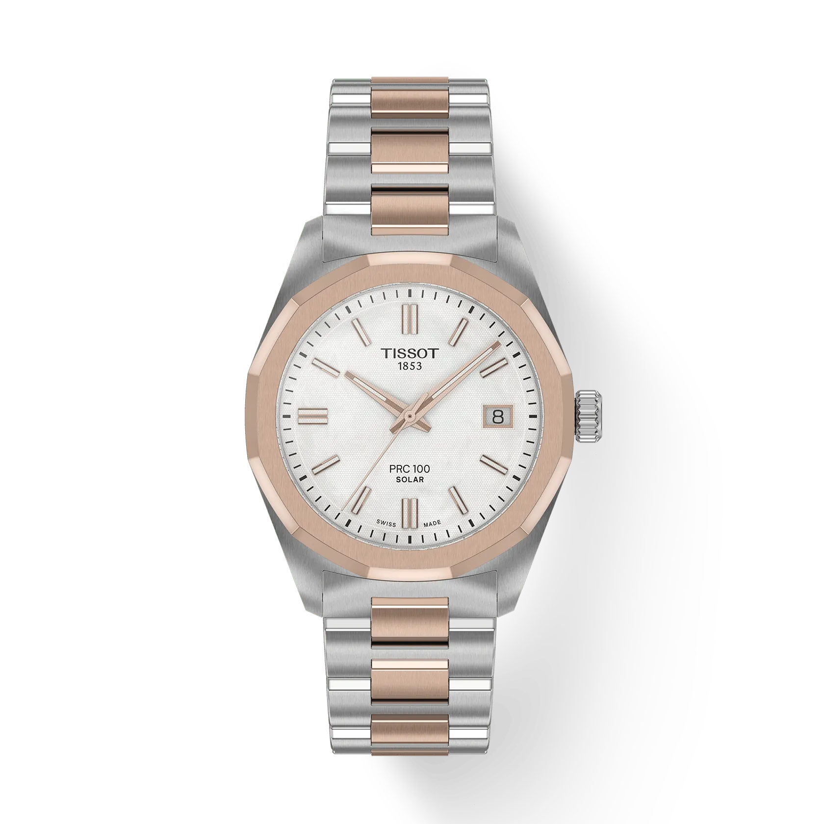 Tissot PRC100 Solar Quartz 34mm Bicolor Damenuhr T151.822.22.111.00