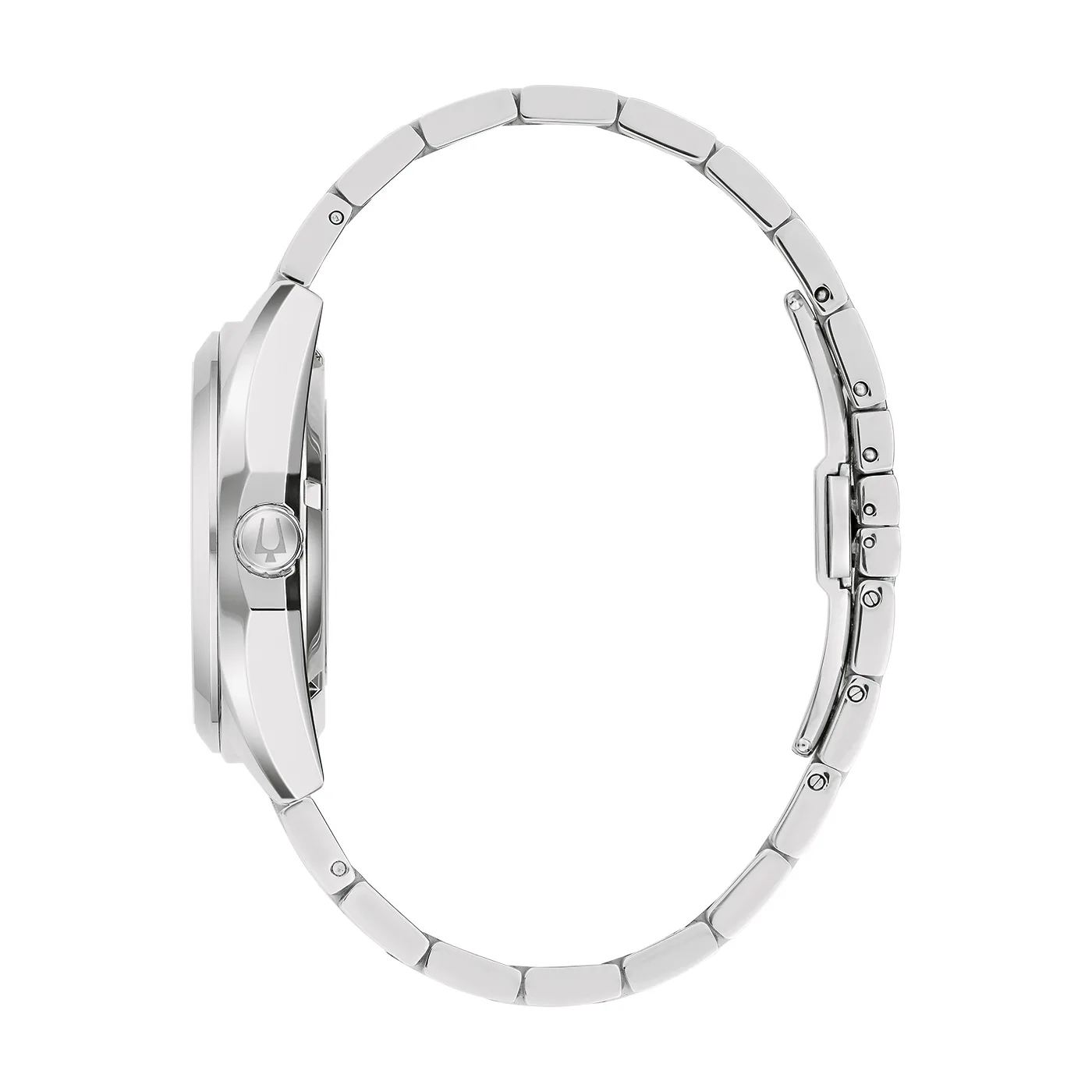 Bulova Surveyor Automatik Hellbraun Edelstahlband Herrenuhr 96B470