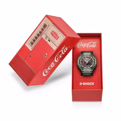 Casio Herrenuhr G-Shock Classic Coca-Cola GA-2100CC-3AER