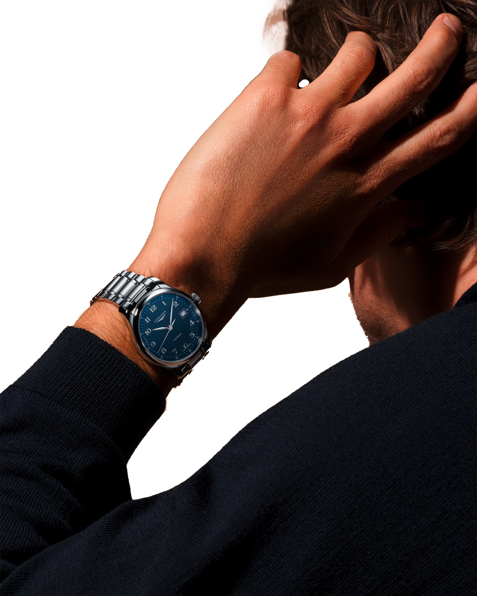 Longines Master Collection Herrenuhr Blau 39mm L2.949.4.93.6