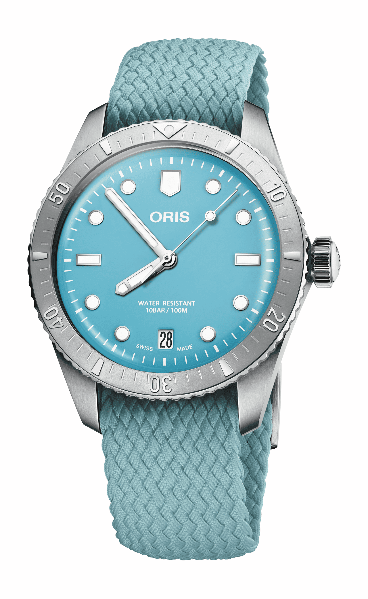 Oris Divers Sixty‑Five Cotton Candy 38mm Edelstahl Grün Unisexuhr 01 733 7771 4055-07 3 19 02S