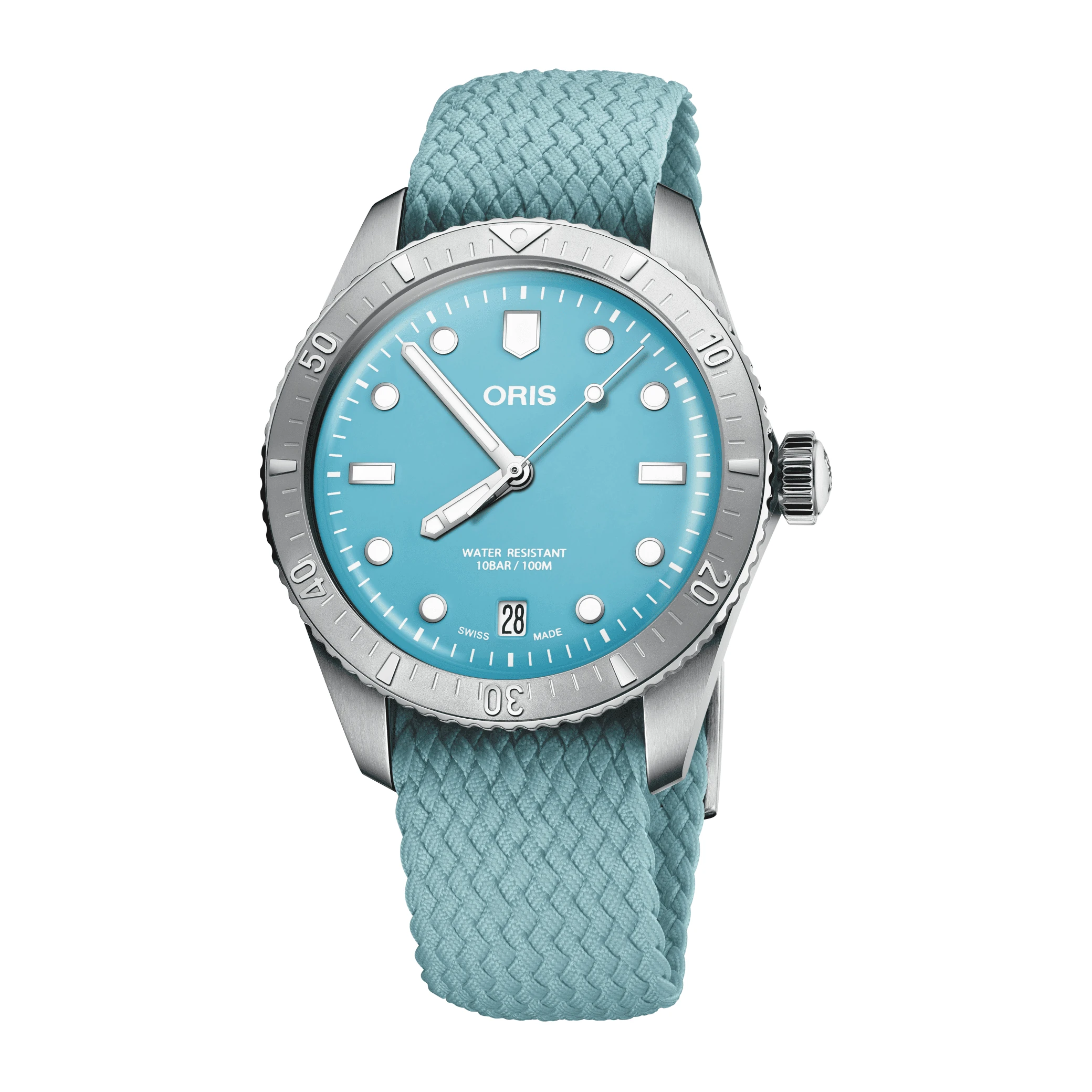 Oris Divers Sixty‑Five Cotton Candy 38mm Edelstahl Grün Unisexuhr 01 733 7771 4055-07 3 19 02S