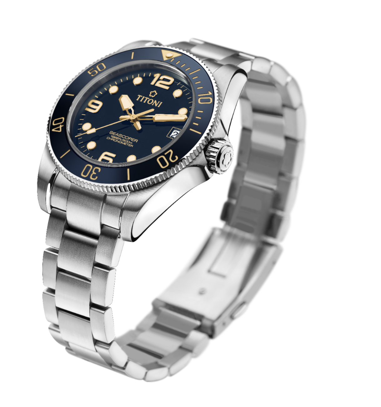 Titoni SEASCOPER RETRO CHRONOMETER 42MM Herrenuhr 83601 S-BO-255