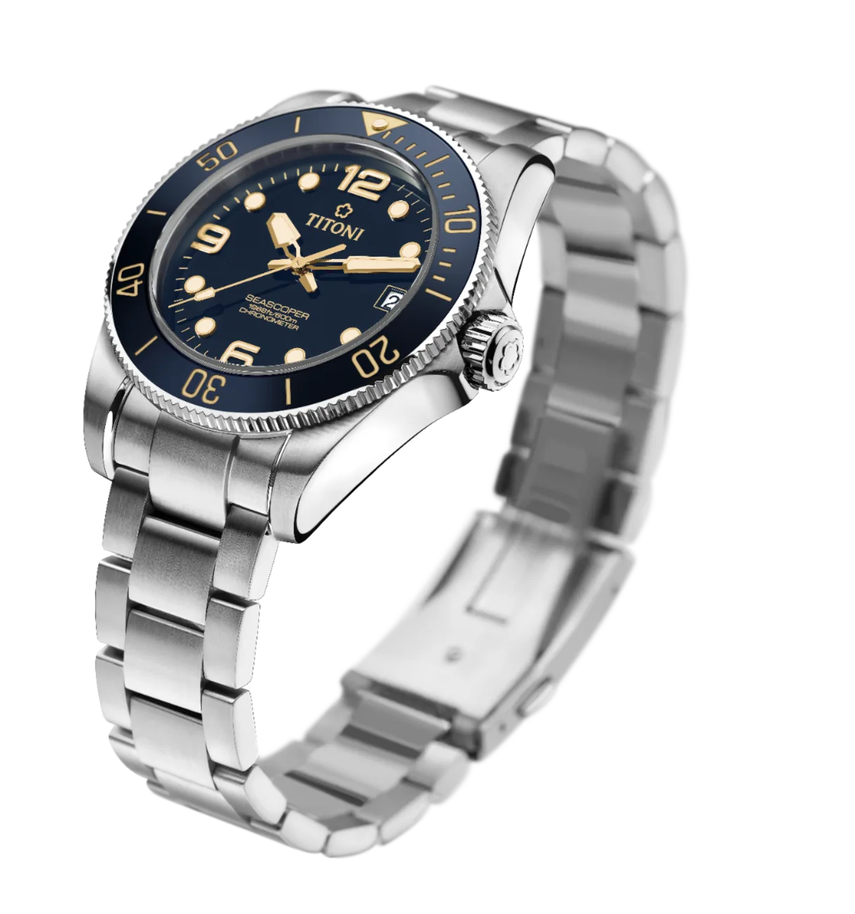 Titoni SEASCOPER RETRO CHRONOMETER 42MM Herrenuhr 83601 S-BO-255
