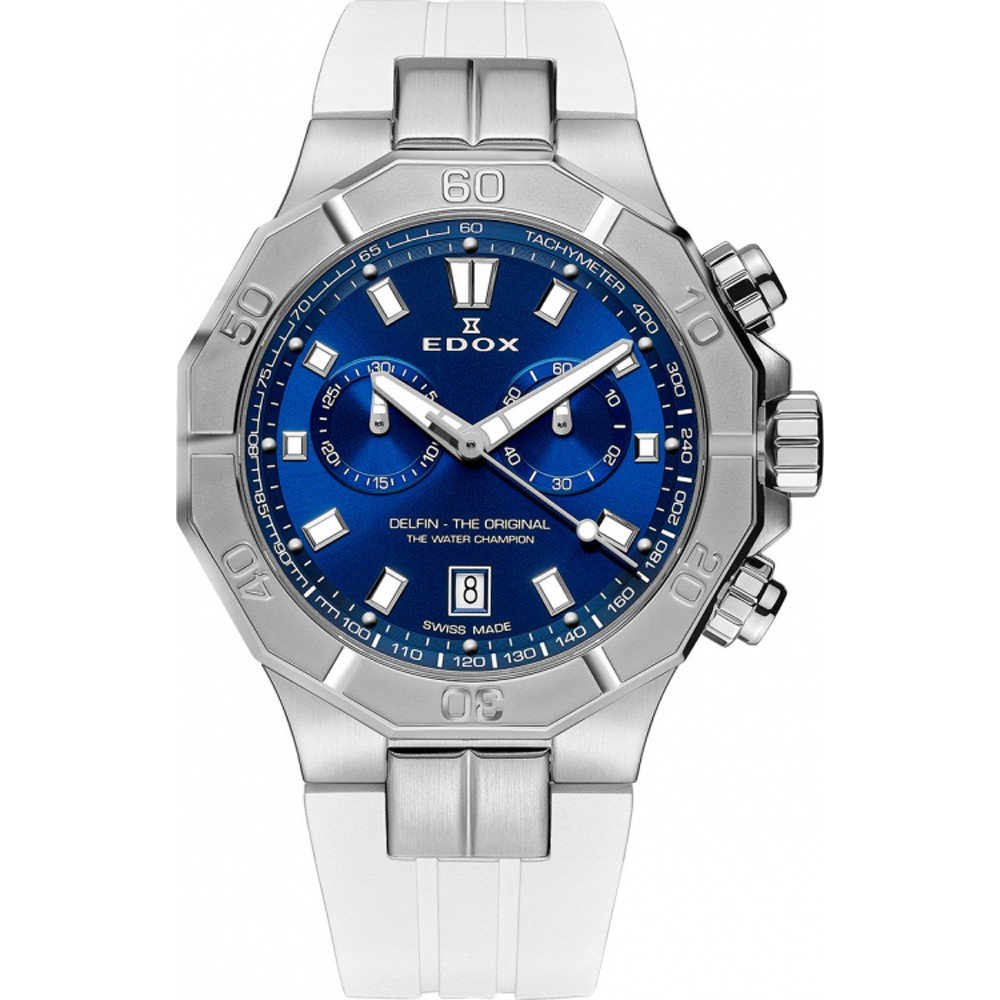 Edox Delfin The Original Chronograph Herrenuhr 10113 3CAB BUIN