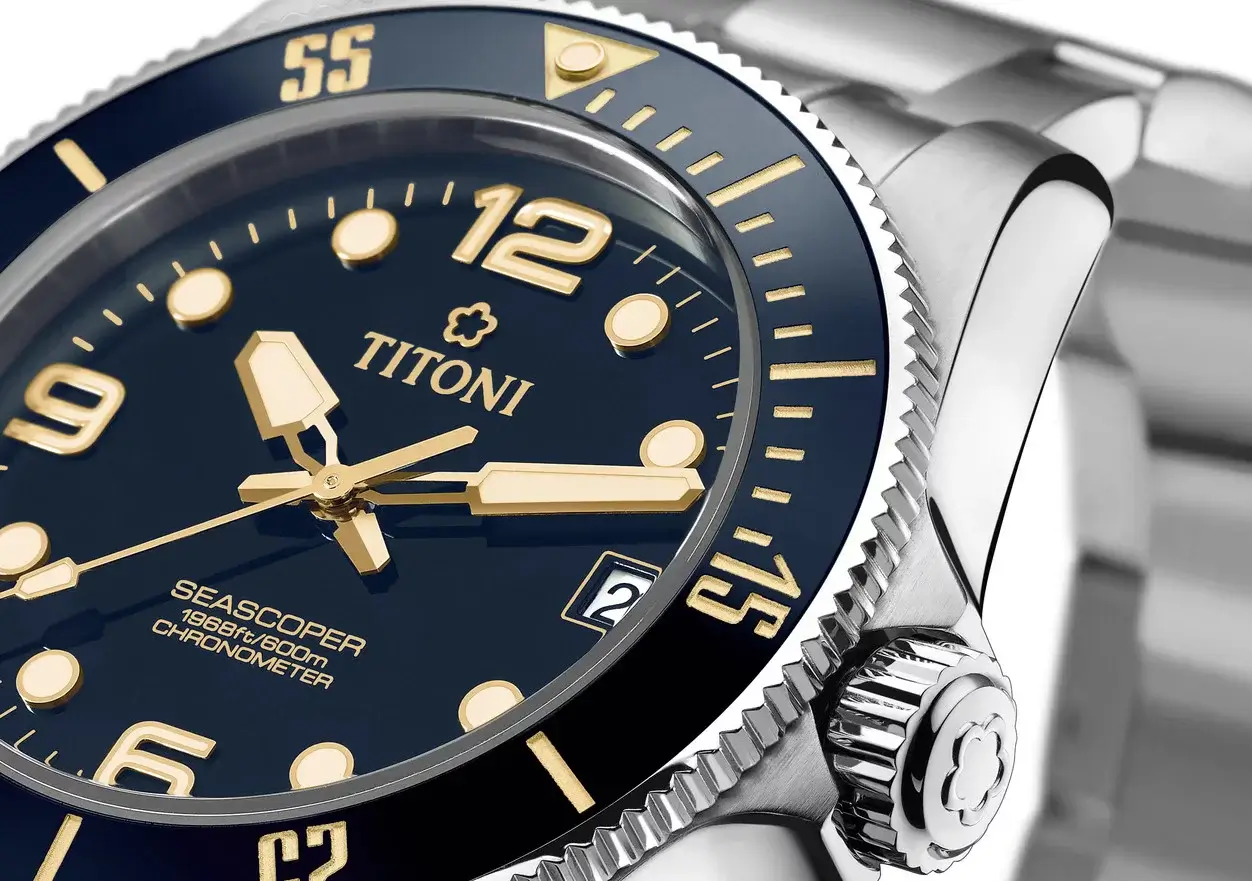 Titoni Seascoper Herrenuhr 83600 S-BO-255 Retro