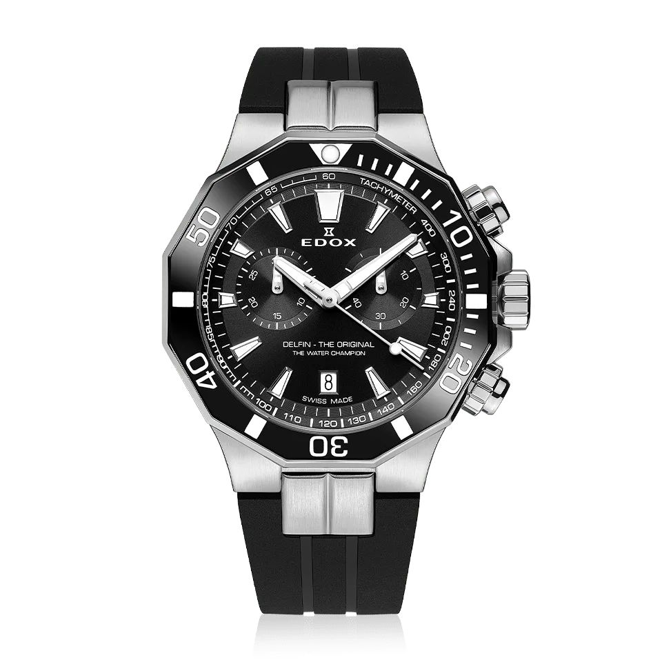 Edox Delfin The Original Chronograph Herrenuhr 10112 3NCA NIN