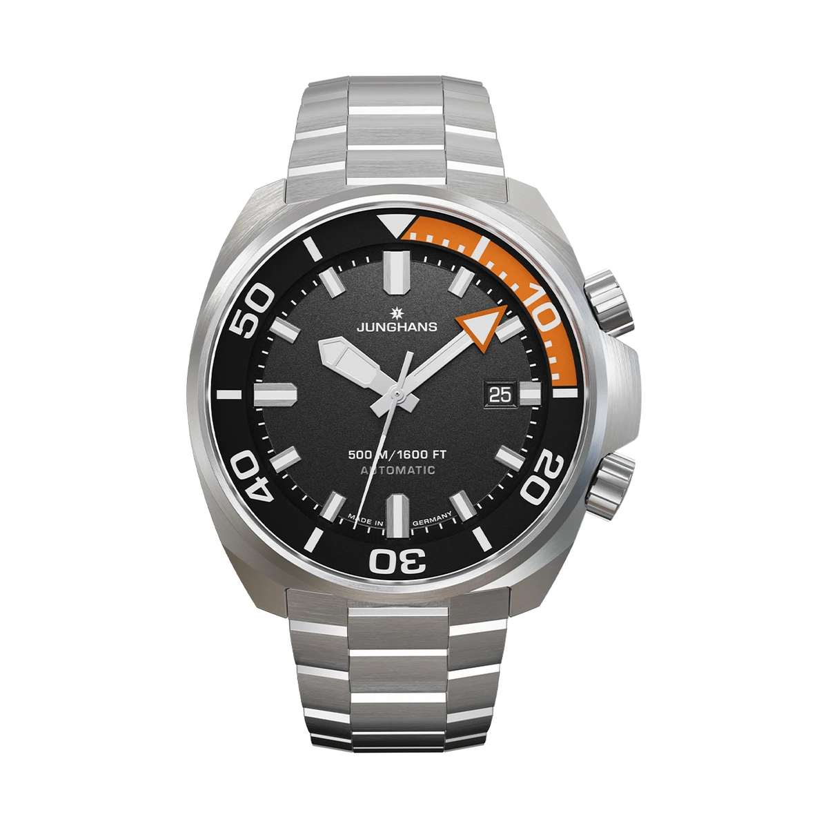 Junghans Aquaris Diver, Taucheruhr bis 50 bar, Automatikwerk Herrenuhr 27/4668.44