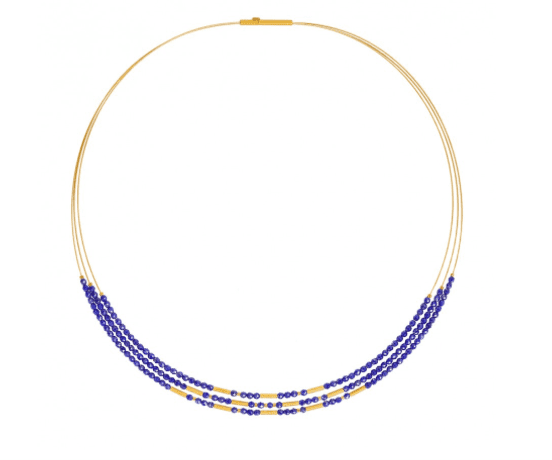 Bernd Wolf Clani Collier Lapislazuli 43cm, 85204236-043