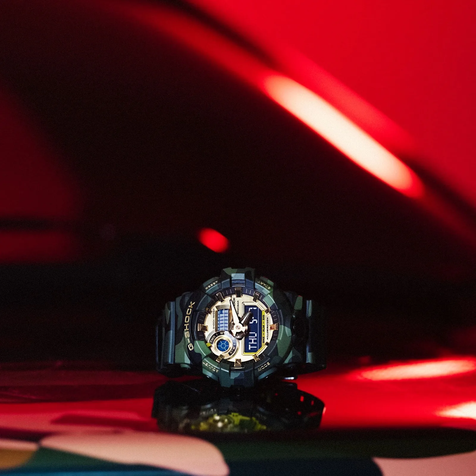 G-Shock ANALOG-DIGITAL SERIE GA-700 Herrenuhr GA-700CMG-3AER