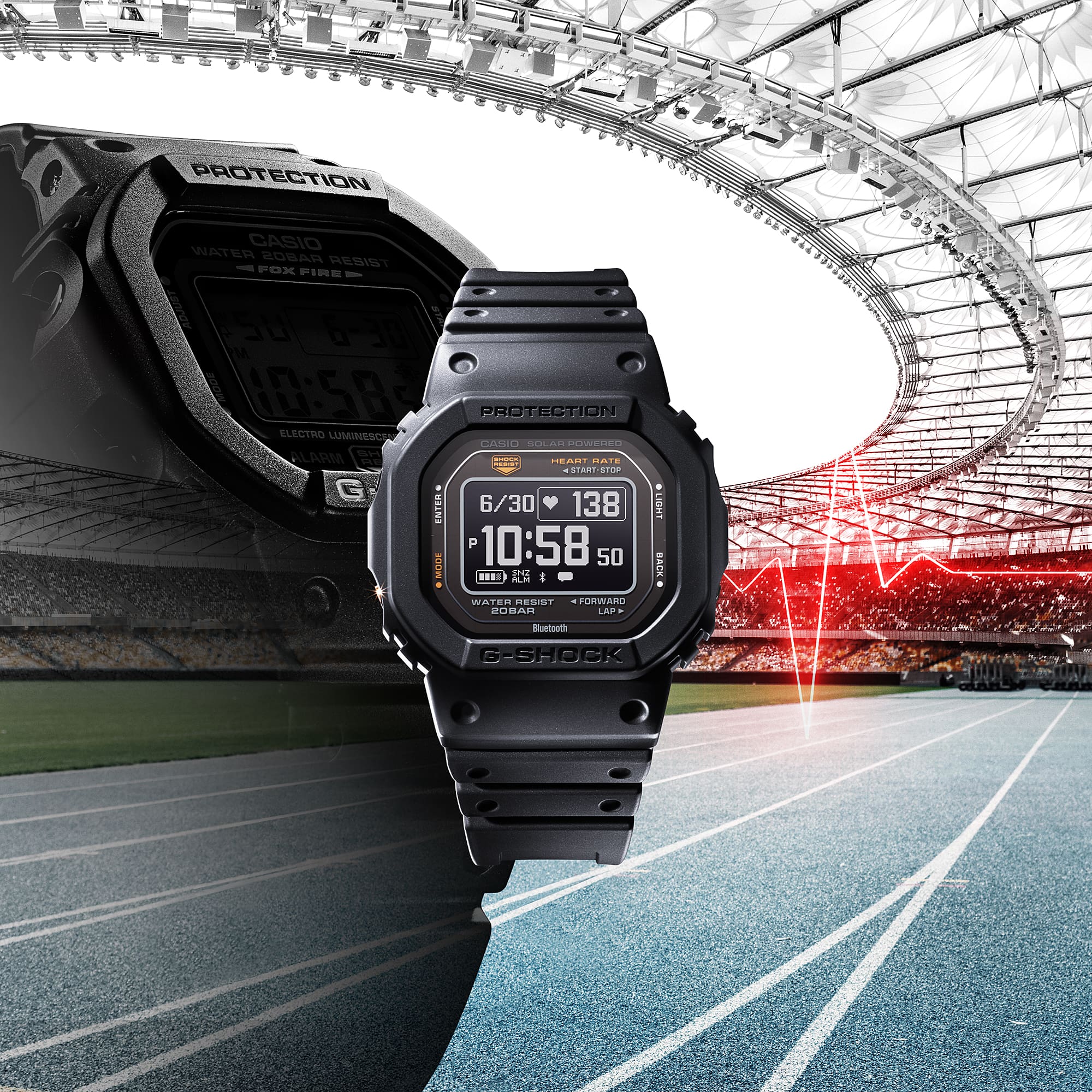 G-Shock G-Squad Digitaluhr Solar Herrenuhr DW-H5600-1ER