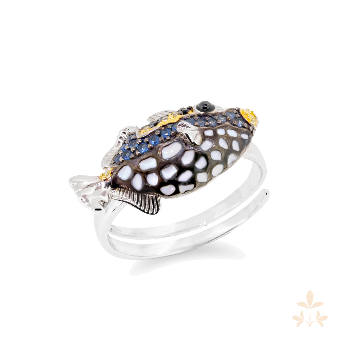 Seinerzeit Loki Fisch Ring SZA-1990-248-S
