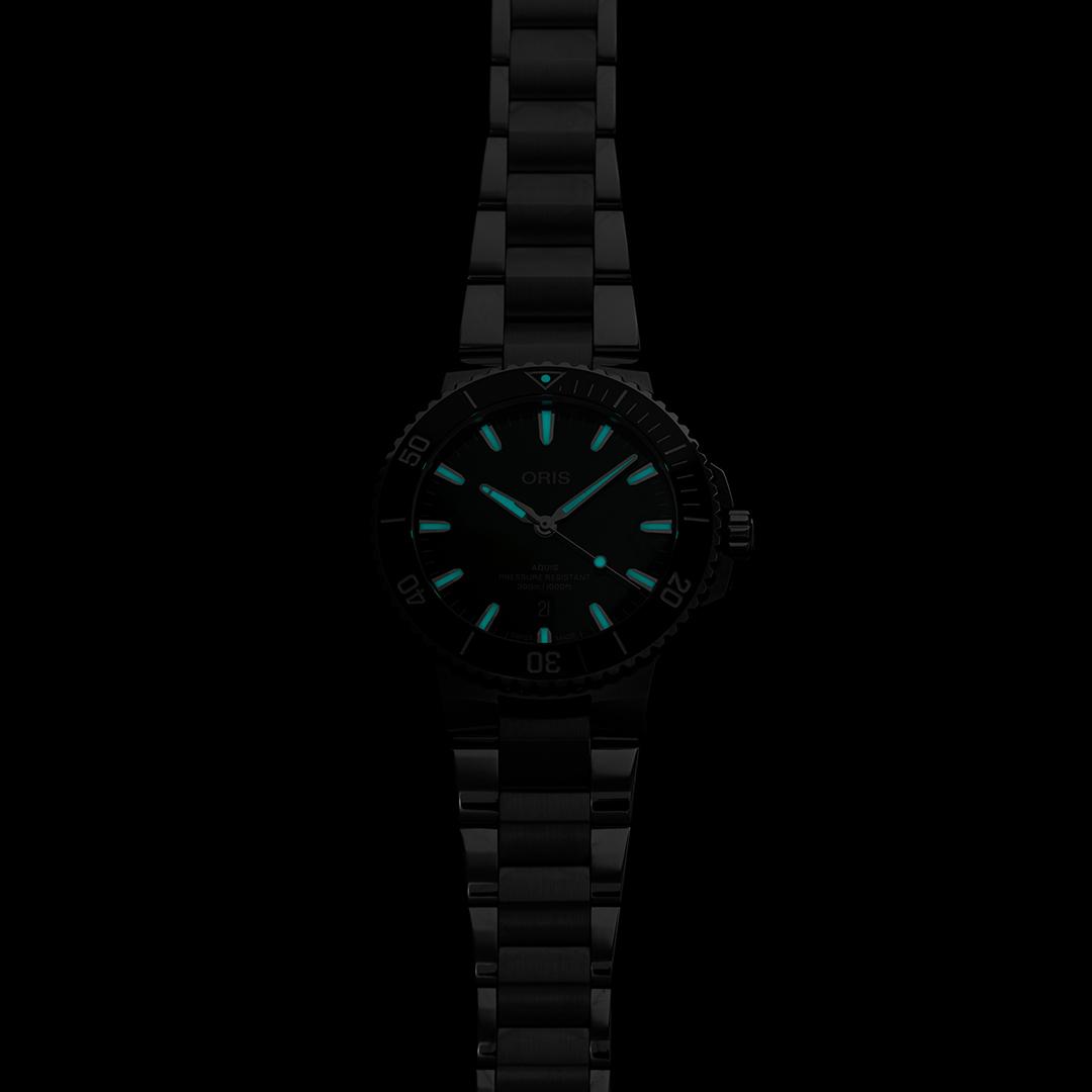Oris Aquis Date Automatik Herrenuhr , 01 733 7789 4157-07 8 23 04PEB