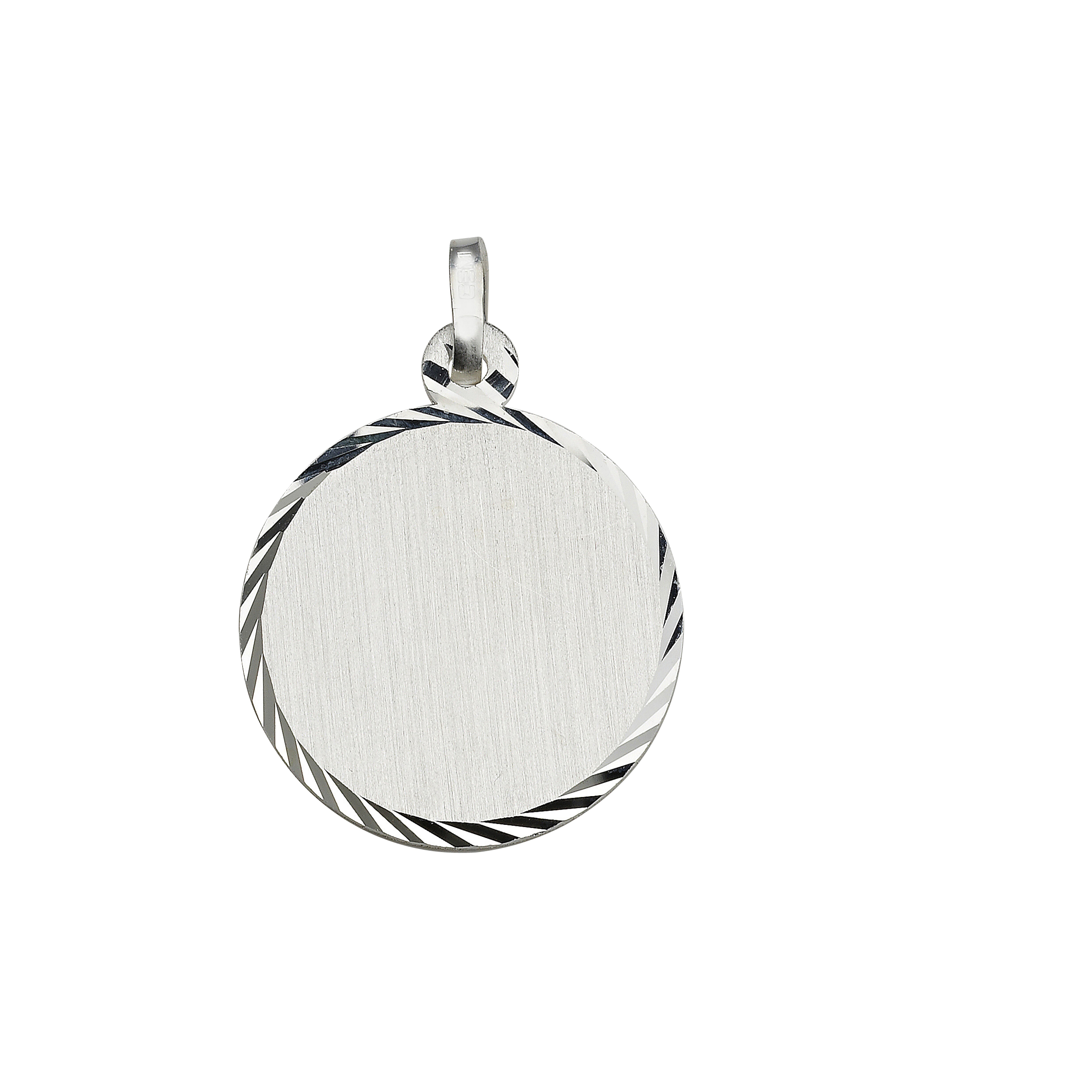 CEM 925er Silber Anhänger Gravurplatte Rund BAH904721