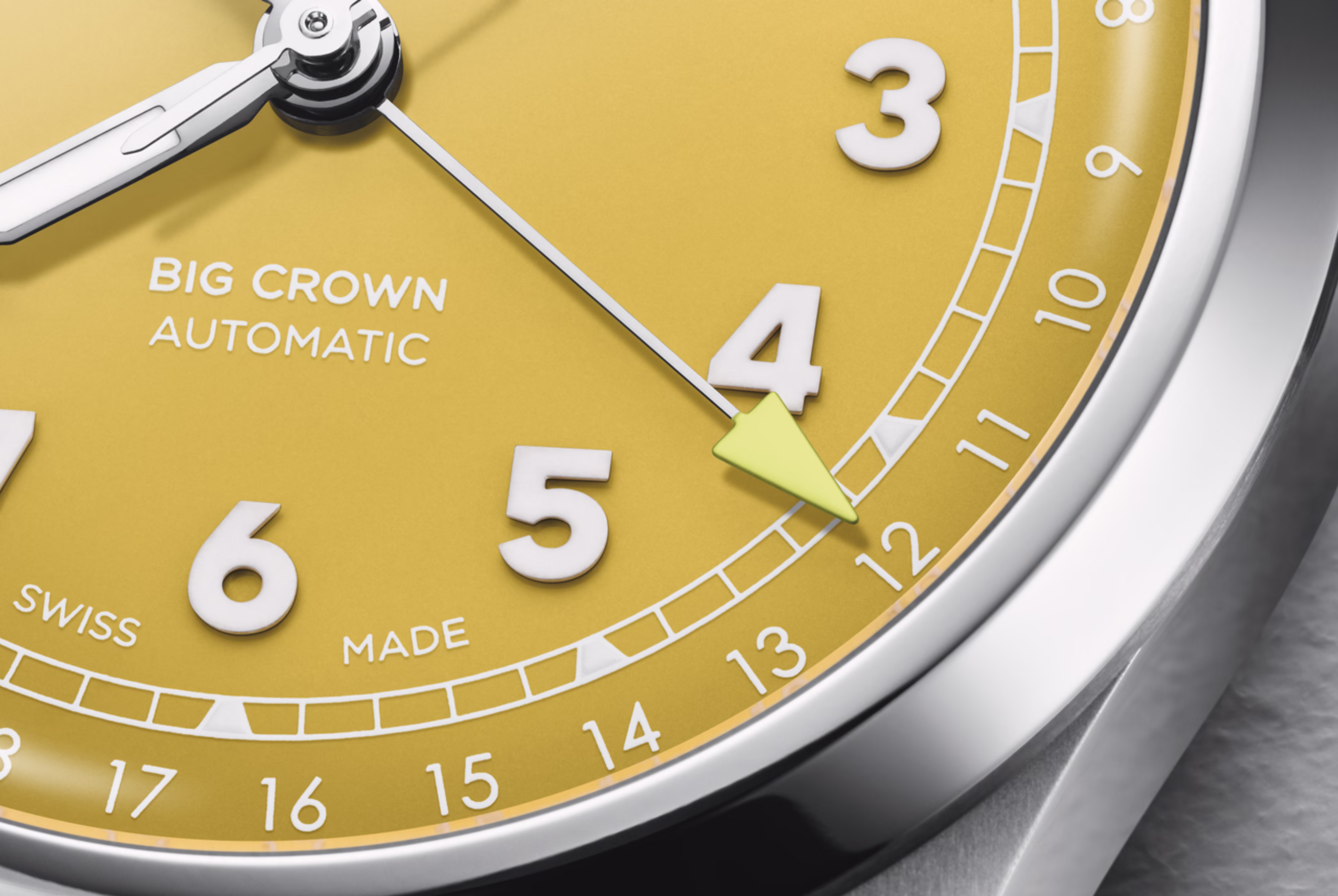 Oris Big Crown Pointer Date 40mm Automatik Edelstahl Gelb Herrenuhr 01 754 7798 4069-07 8 20 06