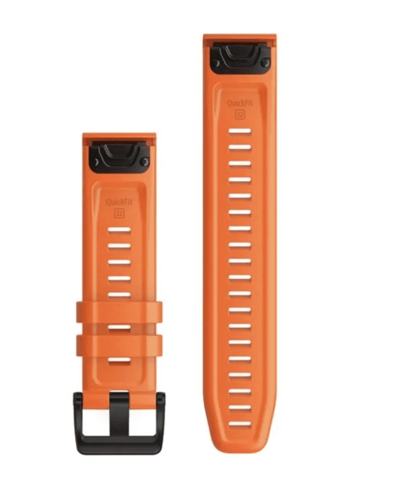 Garmin Ersatzarmband Quickfit® (Schnellwechsel-System) Silikonband Glutorange 22mm, 010-12863-01