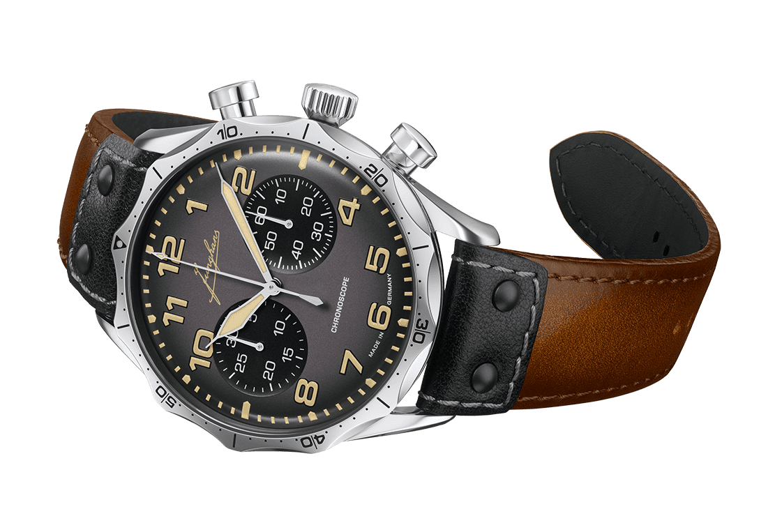 Junghans Pilot Chronoscope Herrenuhr 27/3493.00