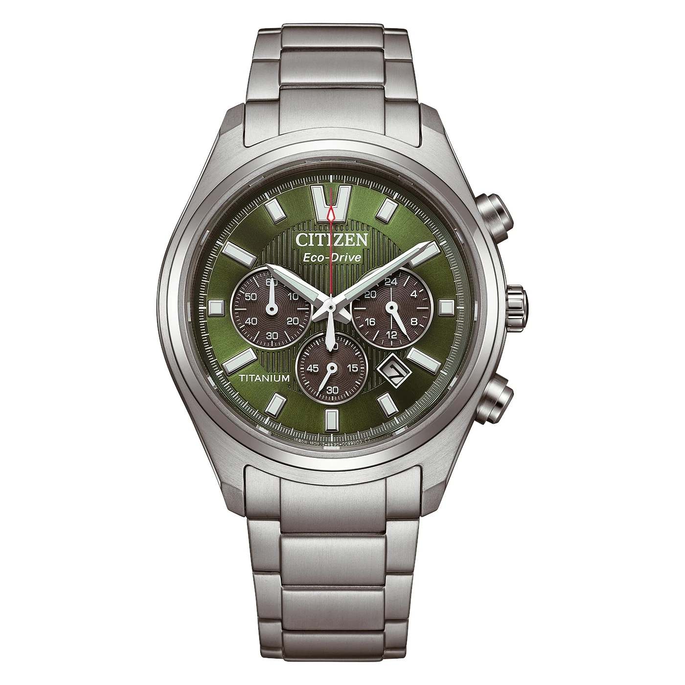 Citizen Super Titanium ™ Eco-Drive grün ø 40mm Herrenuhr CA4750-51X