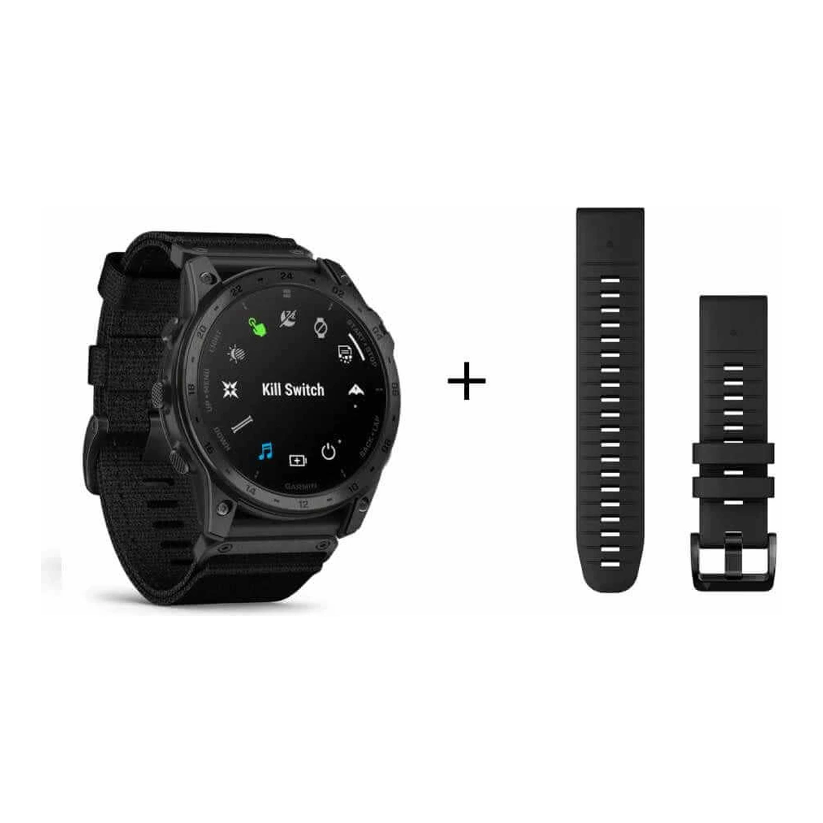 Garmin tactix 7 AMOLED Edition Herrenuhr mit Nylonarmband und Silikonband 010-02931-01