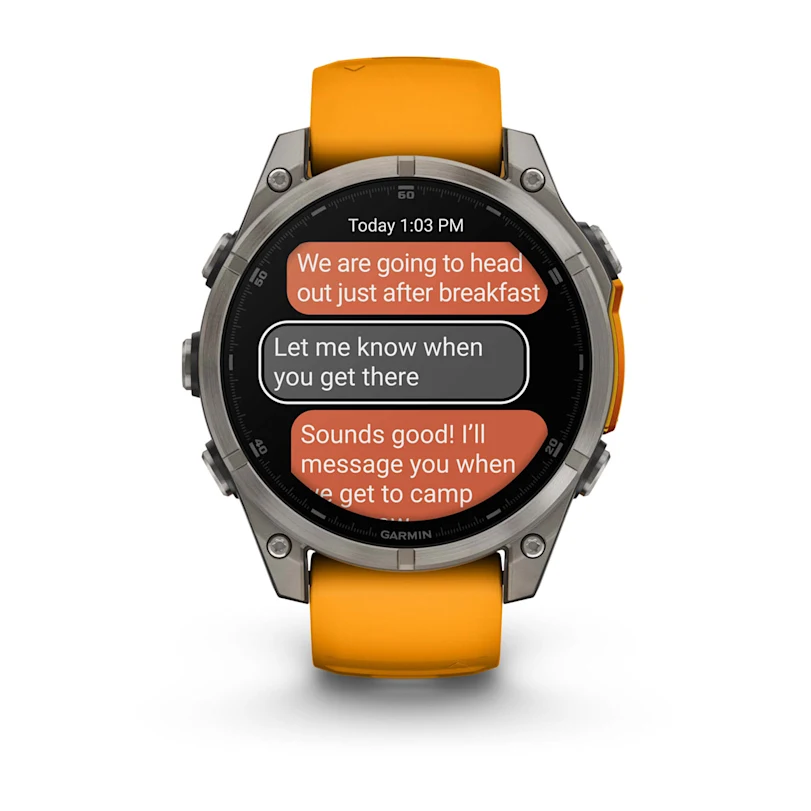 Garmin fēnix® 8 - 47 mm AMOLED Sapphire Graphit/Titanium Titan 010-02904-11