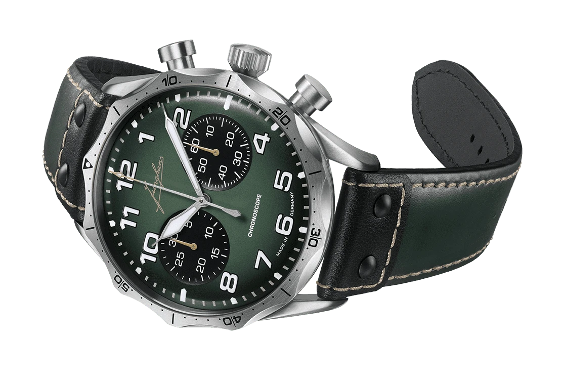 Junghans Pilot Chronoscope Herrenuhr 27/3492.00
