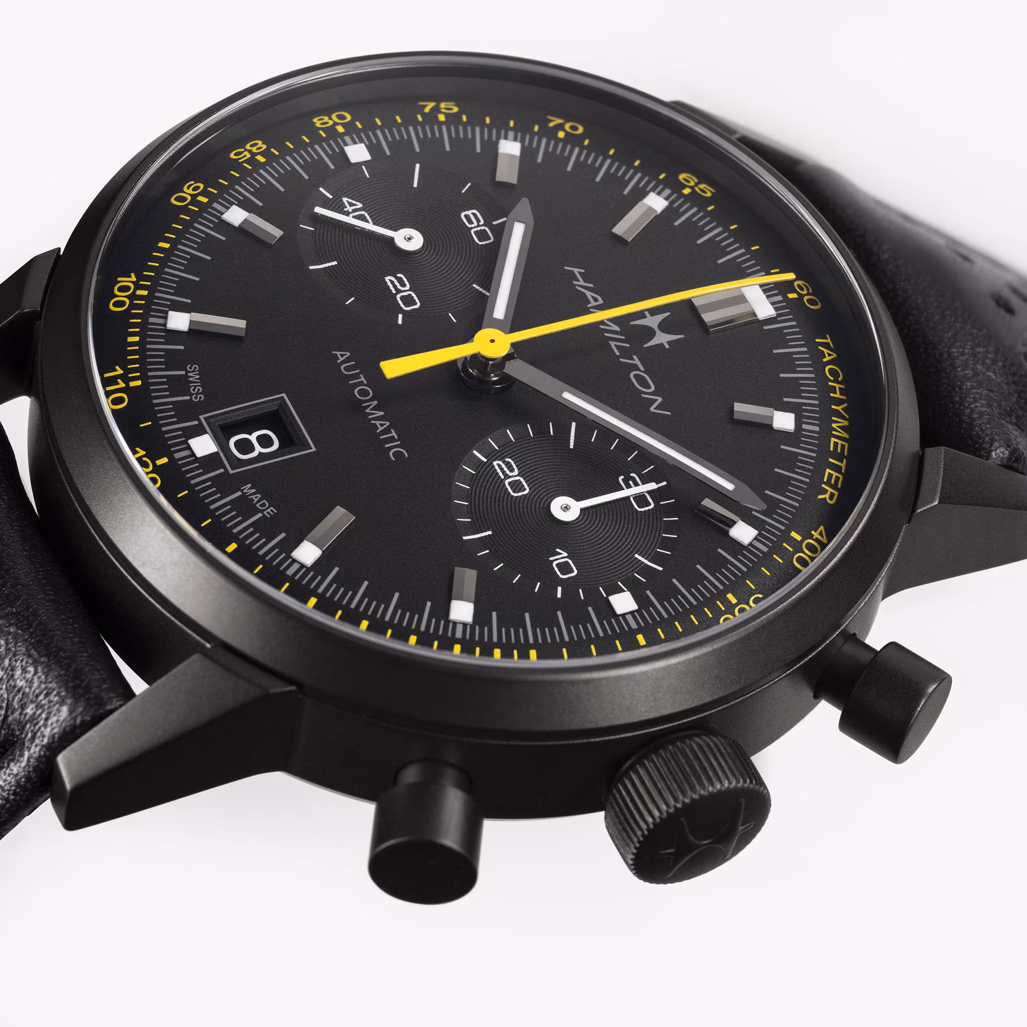 Hamilton Intra-Matic Auto Chrono 40 mm gelb H38446731