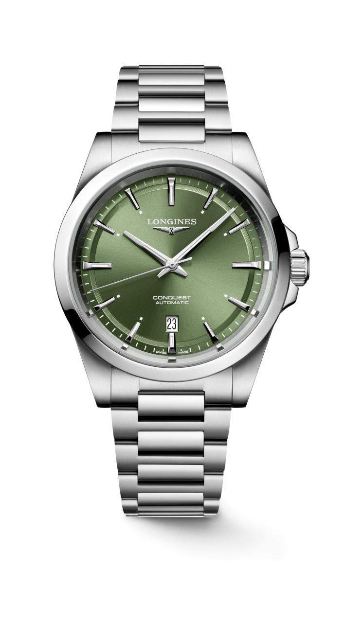 Longines Conquest grün 41mm Herrenuhr L3.830.4.02.6