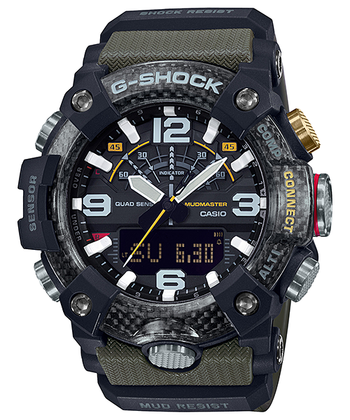 Casio G-Shock Mudmaster Herrenuhr Carbon GG-B100-1A3ER