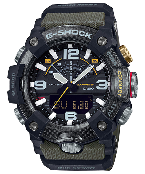 Casio G-Shock Mudmaster Herrenuhr Carbon GG-B100-1A3ER