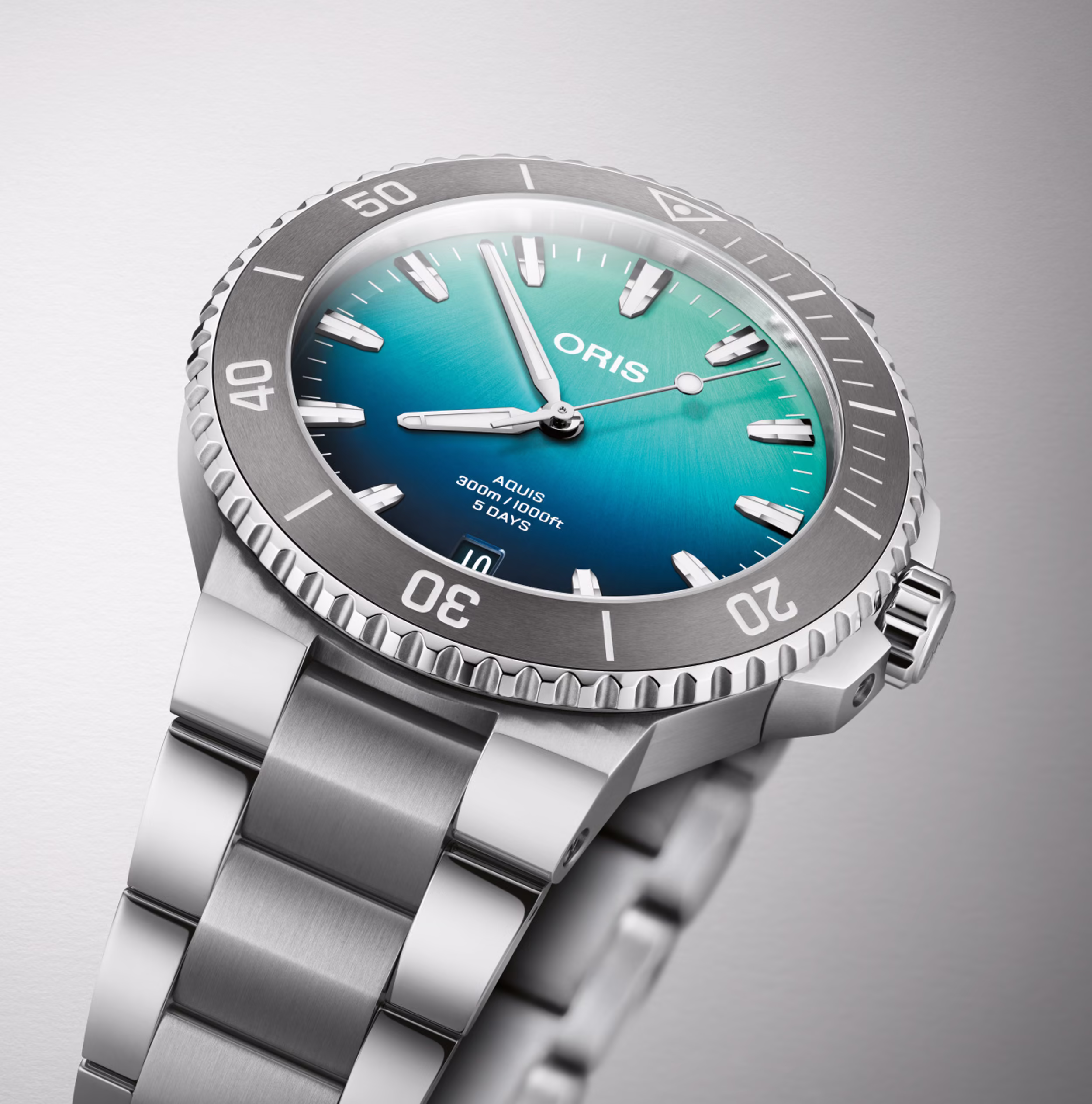 Oris Herrenuhr Aquis 01 400 7790 4185-Set