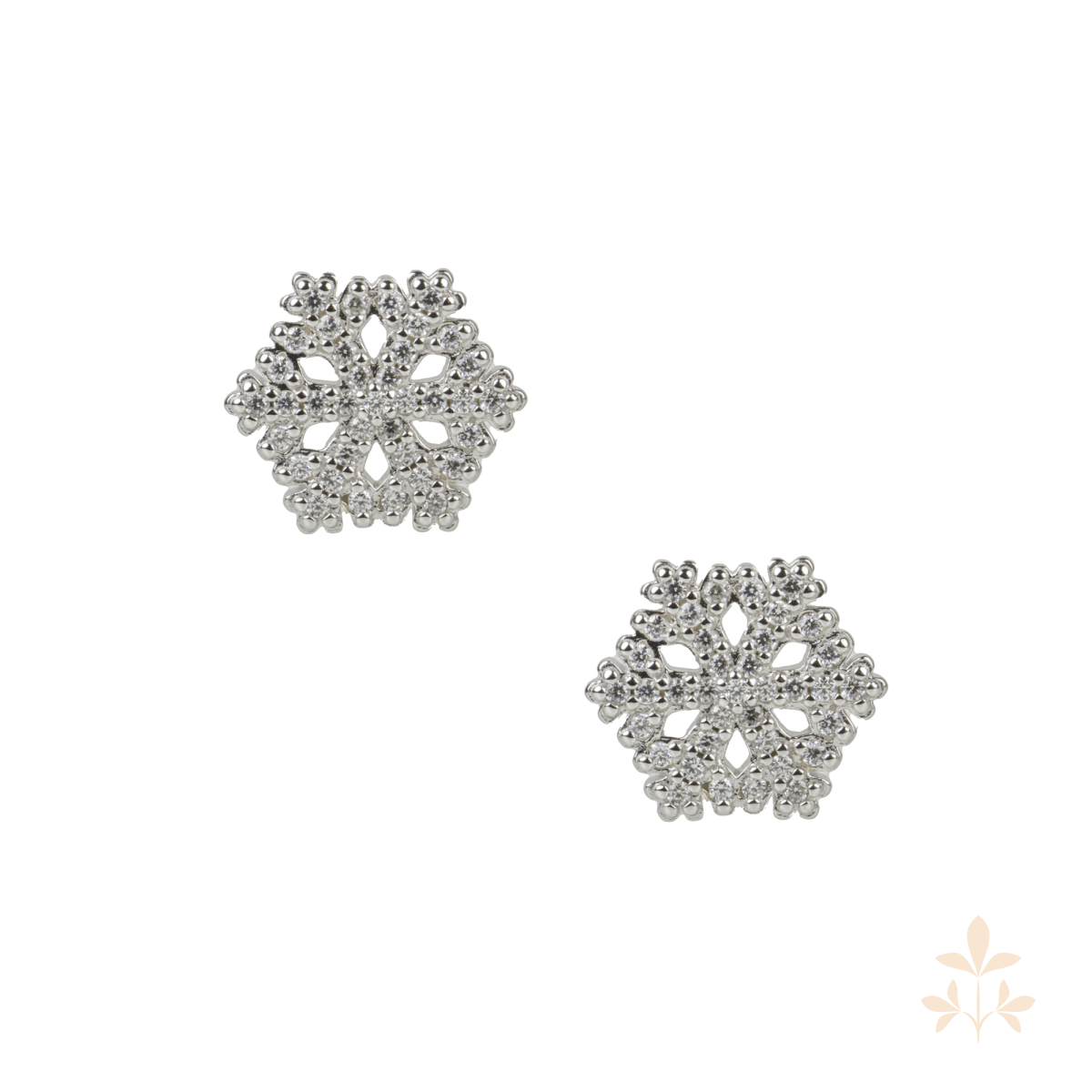 Seinerzeit Flake Schneeflocken Ohrringe SZA-2990-268
