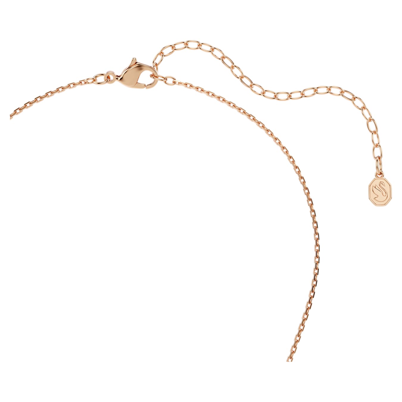 Swarovski  Constella Anhänger Rundschliff, Dancing Stone, Rosa, Roségold-Legierungsschicht