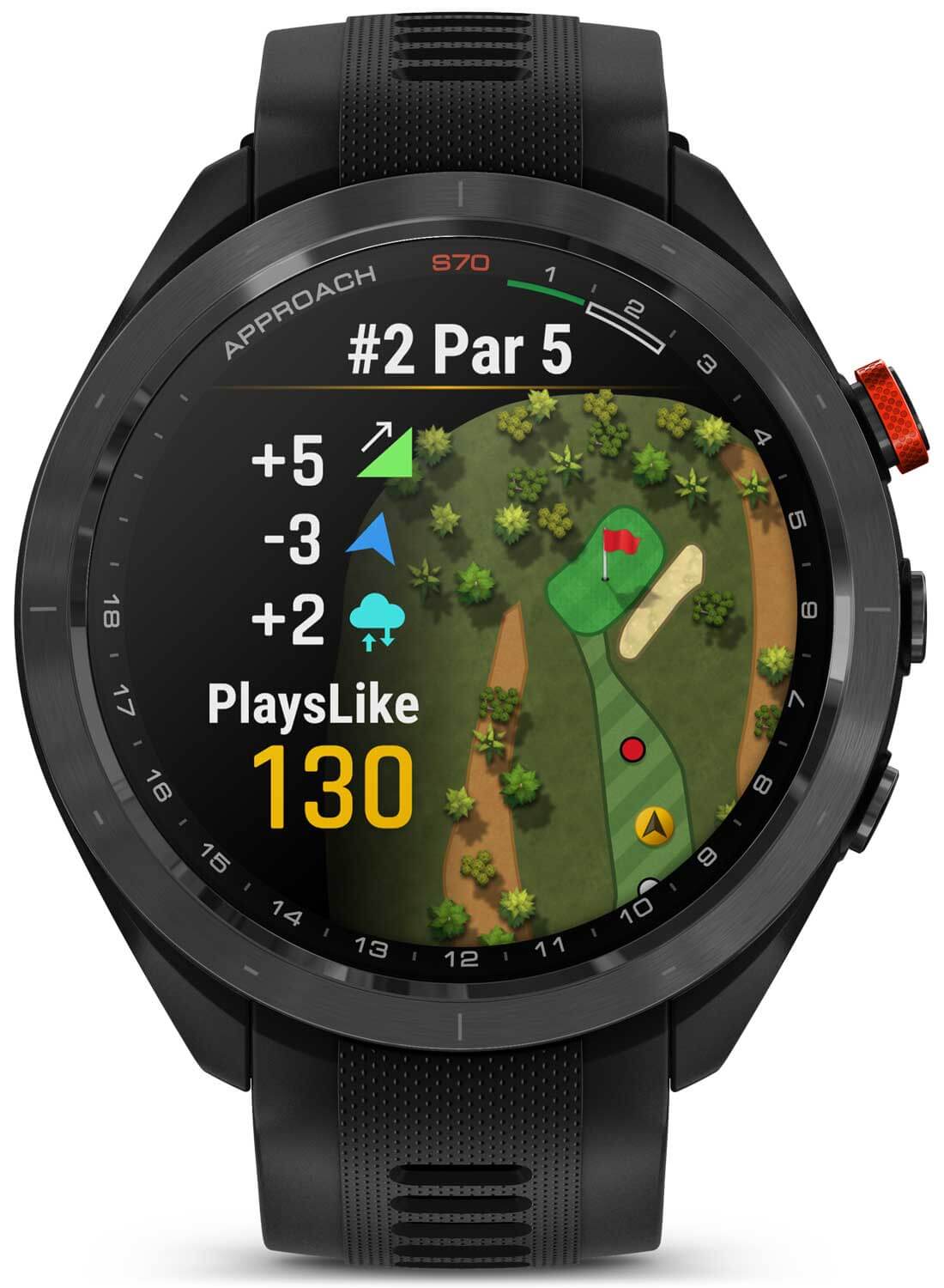 Garmin Approach S70 - 47 mm Schwarz Keramik Herrenuhr 010-02746-12