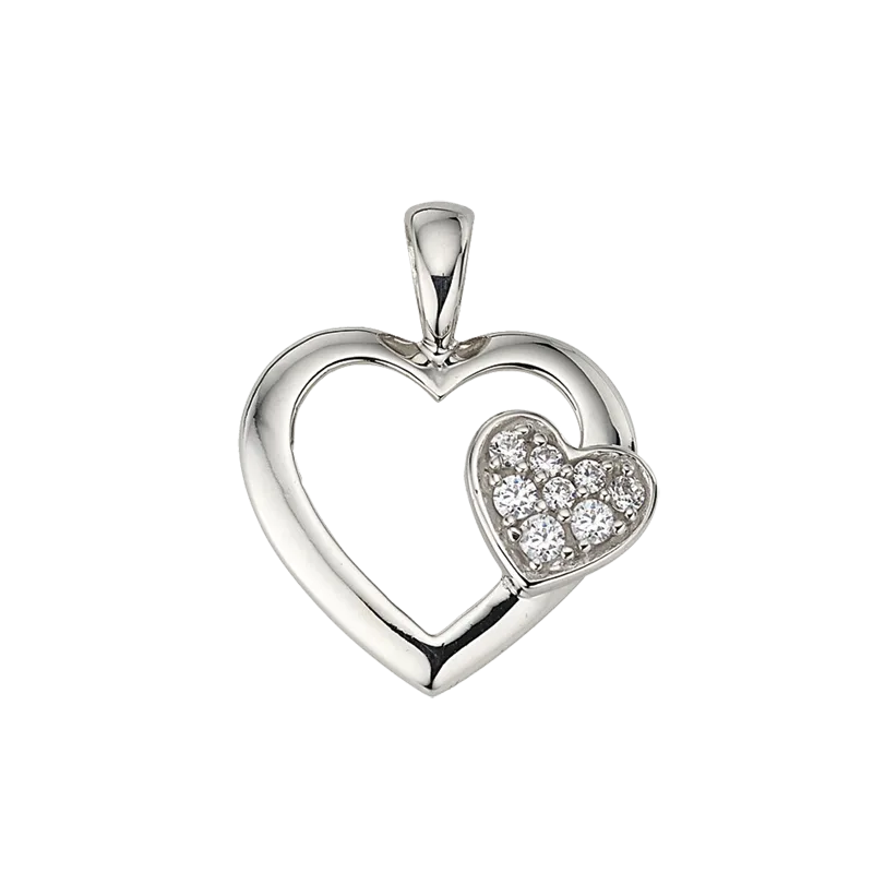 CEM 925er Silber Anhänger Herzen BAH904885