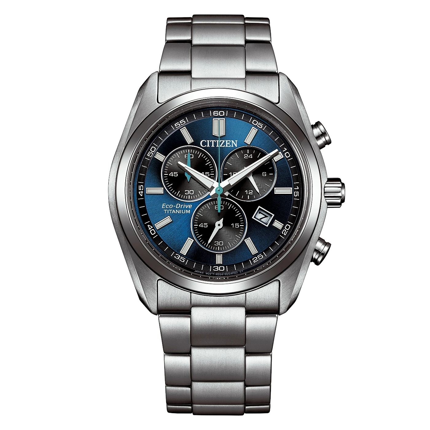Citizen Super Titanium ™ Eco-Drive blau ø 40mm Herrenuhr AT2590-59L